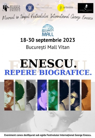 Expoziția "Enescu.Repere biografice." la București Mall Vitan